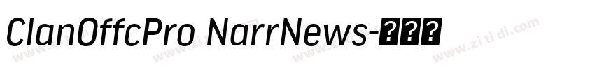 ClanOffcPro NarrNews字体转换